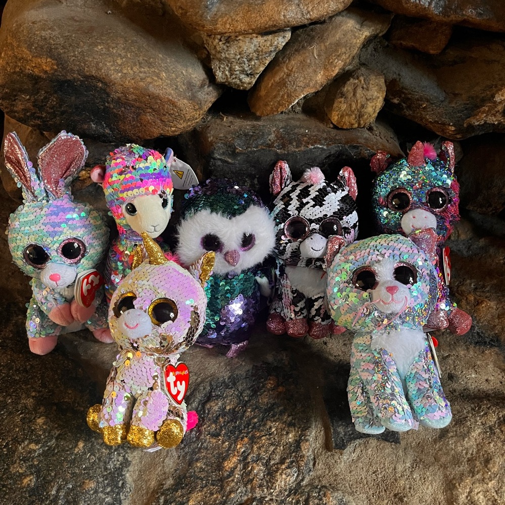 Flip sequin TY beanie boos
